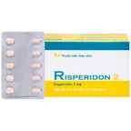Thuốc Risperidon 2 Hasan điều trị bệnh tâm thần phân liệt (5 vỉ x 10 viên) 