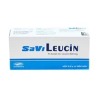 Thuốc Savi Leucin 500mg Savi điều trị triệu chứng cơn chóng mặt (3 vỉ x 10 viên)