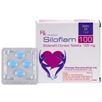 Thuốc Siloflam 100 Flamingo điều trị rối loạn cương dương (1 vỉ x 4 viên)