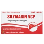 Thuốc Silymarin VCP điều trị bệnh viêm gan mạn tính, xơ gan (10 vỉ x 10 viên)