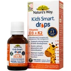 Siro hỗ trợ hấp thu canxi, giúp xương, răng chắc khỏe Nature's Way Kids Smart Drops Vitamin D3+K2 (Hộp 11ml)