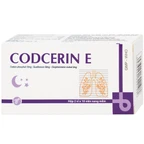 Thuốc Codcerin E Trường Thọ điều trị viêm phế quản, viêm họng, viêm phổi, ho do kích ứng (2 vỉ x 10 viên)