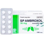 Thuốc SP Ambroxol 30mg điều trị các bệnh cấp và mạn tính ở đường hô hấp (10 vỉ x 10 viên)