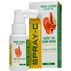 Xịt tai Spray-C nano bạc giúp làm sạch ráy tai (15ml)