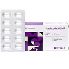 Thuốc Staclazide 60 MR Stella điều trị đái tháo đường típ 2 (6 vỉ x 10 viên)