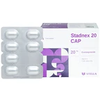 Thuốc Stadnex 20 CAP Stella điều trị trào ngược dạ dày, thực quản (4 vỉ x 7 viên)