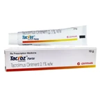 Thuốc mỡ Tacroz Forte 0.1% Glenmark điều trị viêm da dị ứng (10g)