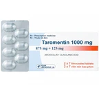 Thuốc Taromentin 1000mg Polfarmex điều trị viêm xoang cạnh mũi (2 vỉ x 7 viên)