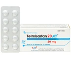 Thuốc Telmisartan 20 A.T điều trị tăng huyết áp (10 vỉ x 10 viên)