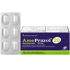 Thuốc AmePrazol 20mg OPV điều trị bệnh trào ngược dạ dày thực quản (5 vỉ x 6 viên)