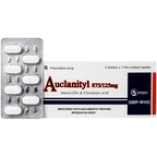Thuốc  Auclanityl 875/125mg Tipharco điều trị nhiễm khuẩn (2 vỉ x 7 viên)