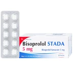 Thuốc Bisoprolol Stada 5mg điều trị tăng huyết áp, đau thắt ngực mạn tính ổn định (3 vỉ x 10 viên)