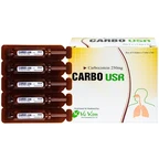 Thuốc Carbo USR 250mg Medisun điều trị rối loạn đường hô hấp (4 vỉ x 5 ống)
