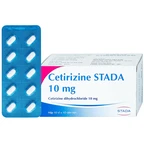 Thuốc Cetirizine Stada 10mg điều trị viêm mũi dị ứng, mày đay (10 vỉ x 10 viên)