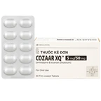 Thuốc Cozaar XQ 5/50mg Organon điều trị cao huyết áp vô căn (3 vỉ x 10 viên)