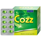 Thuốc Cozz DHG điều trị các chứng ho, đau họng, sổ mũi, cảm cúm (10 vỉ x 10 viên)