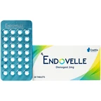 Thuốc Endovelle 2mg Exeltis điều trị đau do lạc nội mạc tử cung (1 vỉ x 28 viên)