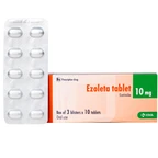 Thuốc Ezoleta 10mg Krka điều trị tăng cholesterol máu (3 vỉ x 10 viên)