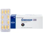 Thuốc Gabahasan 300 Hasan điều trị hỗ trợ trong động kinh cục bộ, đau viêm dây thần kinh ngoại biên (3 vỉ x 10 viên)