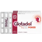 Thuốc Glotadol Power Abbott giảm đau đầu, đau nửa đầu, đau nhức do cảm lạnh (10 vỉ x 10 viên)