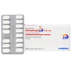 Thuốc Glucophage XR 750mg Merck điều trị tiểu đường típ 2 (2 vỉ x 15 viên)