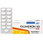 Thuốc Glumeron 60 MR DHG điều trị đái tháo đường típ 2 (2 vỉ x 15 viên)