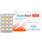 Thuốc Hasanbest 500/5 Hasan điều trị đái tháo đường típ 2 (2 vỉ x 15 viên)