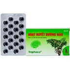 Thuốc Hoạt Huyết Dưỡng Não bao đường Traphaco điều trị suy giảm trí nhớ, căng thẳng thần kinh (1 vỉ x 20 viên)