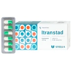 Thuốc Itranstad 100mg Stella điều trị nấm Candida ở miệng, họng, âm đạo, âm hộ (1 vỉ x 6 viên)