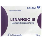 Thuốc Lenangio 15mg Dr.reddy's điều hòa miễn dịch, kháng sinh mạch, chống ung thư qua nhiều cơ chế (4 vỉ  x 7 viên)