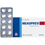 Thuốc Mekopred 16 Mekophar Chống viêm, giảm miễn dịch trong viêm khớp, lupus ban đỏ (10 vỉ x 10 viên)
