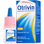 Thuốc nhỏ mũi Otrivin 0.05% Haleon điều trị nghẹt mũi, sung huyết mũi họng (10ml)