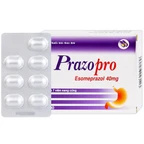 Thuốc Prazopro 40 TV.Pharm điều trị loét dạ dày - tá tràng lành tính (2 vỉ x 7 viên)