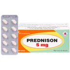 Thuốc Prednison 5mg Domesco điều trị viêm khớp dạng thấp (10 vỉ x 10 viên)