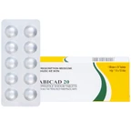 Thuốc Rabicad 20 Cadila điều trị viêm loét dạ dày, tá tràng (1 vỉ x 10 viên)