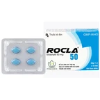 Thuốc Rocla 50 Fremed điều trị các tình trạng rối loạn cương dương (1 vỉ x 4 viên)