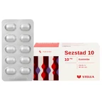 Thuốc Sezstad 10 Stella điều trị tăng cholesterol máu nguyên phát (6 vỉ x 10 viên)