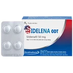 Thuốc Sidelena ODT 50mg Herabiopharm điều trị rối loạn chức năng cương dương ở nam giới (1 vỉ x 4 viên)