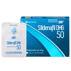 Thuốc Sildenafil 50 DHG điều trị các tình trạng rối loạn cương dương (1 vỉ x 1 viên)