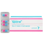 Thuốc Sporal Janssen điều trị các bệnh nấm phụ khoa, da, toàn thân (1 vỉ x 4 viên)
