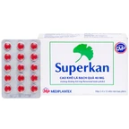 Thuốc Superkan Mediplantex điều trị mất trí nhớ ngắn hạn (2 vỉ x 15 viên)