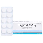 Thuốc Taginyl 500mg Thành Nam điều trị triệu chứng cơn chóng mặt (2 vỉ x 10 viên)