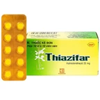 Thuốc Thiazifar Pharmedic điều trị suy tim, tăng huyết áp (10 vỉ x 10 viên) 