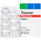 Thuốc Twynsta 80mg/10mg Boehringer điều trị tăng huyết áp vô căn (14 vỉ x 7 viên)