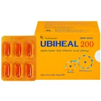 Thuốc Ubiheal 200 Nam Hà điều trị các rối loạn cảm giác  do bệnh thần kinh đái tháo đường (5 vỉ x 6 viên)
