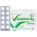 Thuốc Vitamin B1 250mg Mekophar điều trị tình trạng thiếu Vitamin B (10 vỉ x 10 viên)