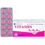 Thuốc Vitamin B1 - B6 - B12 Mekophar điều trị thiếu hụt Vitamin nhóm B (10 vỉ x 10 viên)