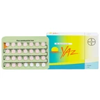 Thuốc Yaz Bayer dùng tránh thai, điều trị mụn trứng cá (1 vỉ x 28 viên)