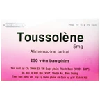 Thuốc Toussolène 5mg Khahopharma điều trị mày đay và ngứa (10 vỉ x 25 viên)