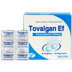 Viên sủi Tovalgan Ef Trường Thọ Pharma giảm đau, hạ sốt (5 vỉ x 4 viên) 